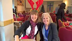 Volunteers helping with the Christmas Day lunch